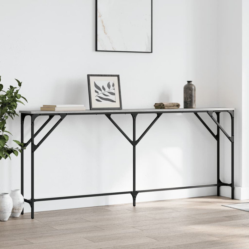 Console, H 29,5 po x l 70,9 po x P 9,1 po, Noir