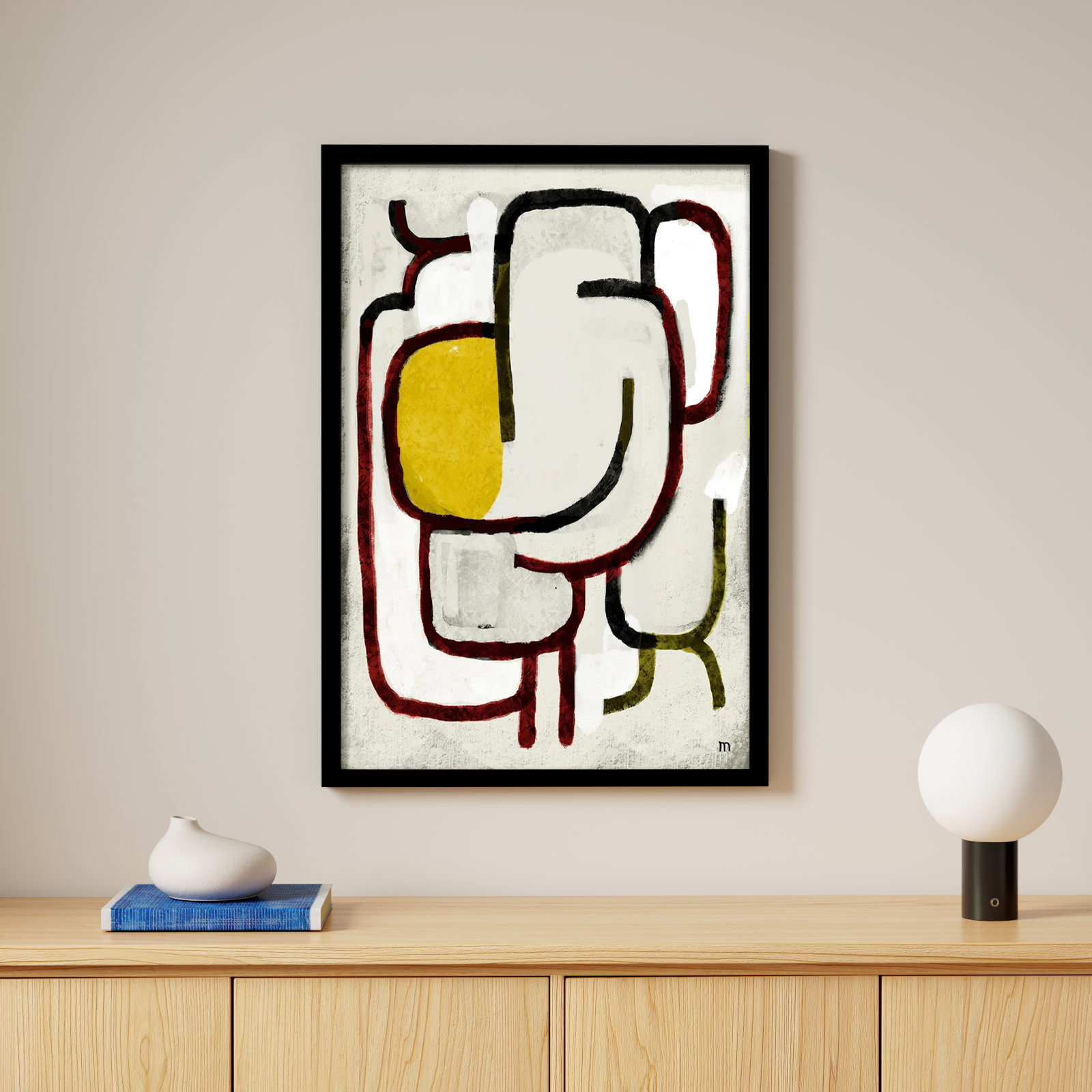 Lost In The Woods by Studiom, Black, 38" H x 26.5" W x 1.25" D