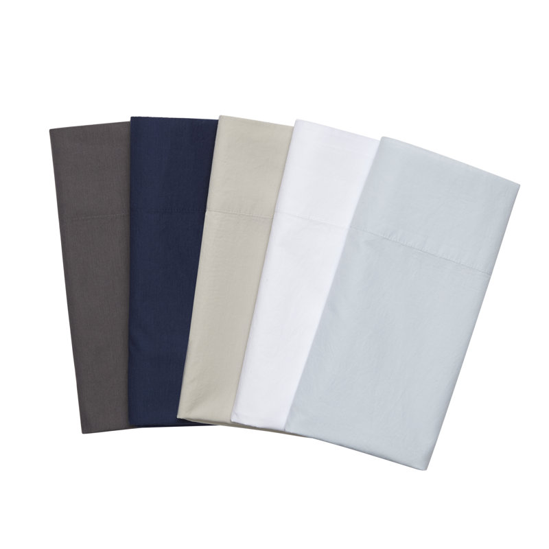 300 Thread Count Percale Fitted Sheet, White, King Fitted Sheet