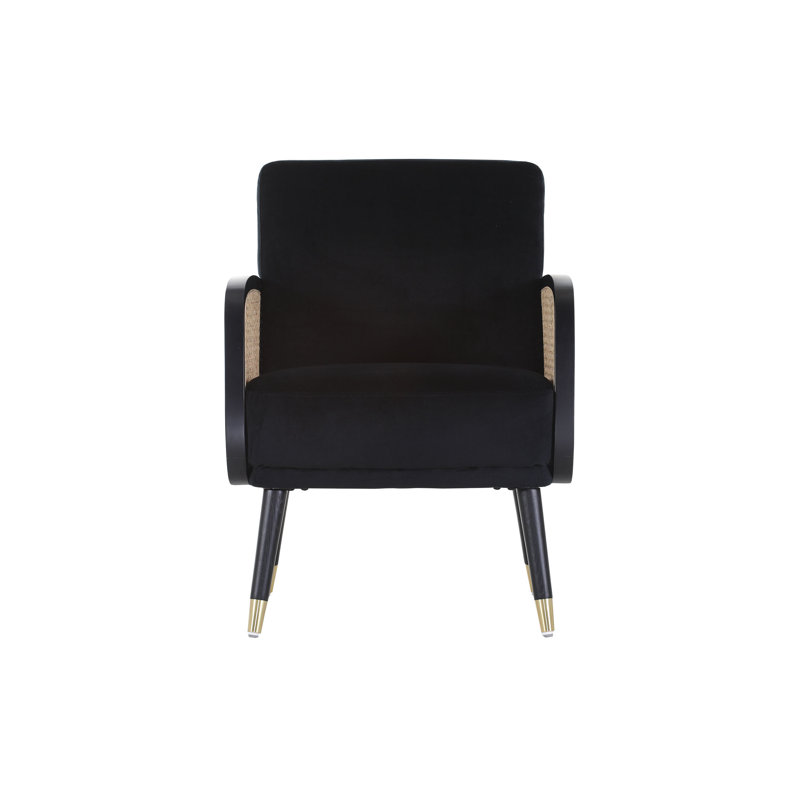 Abi Upholstered Armchair, Black, Black, Black