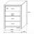 4-Drawer Chest, Rectangular-1174863319