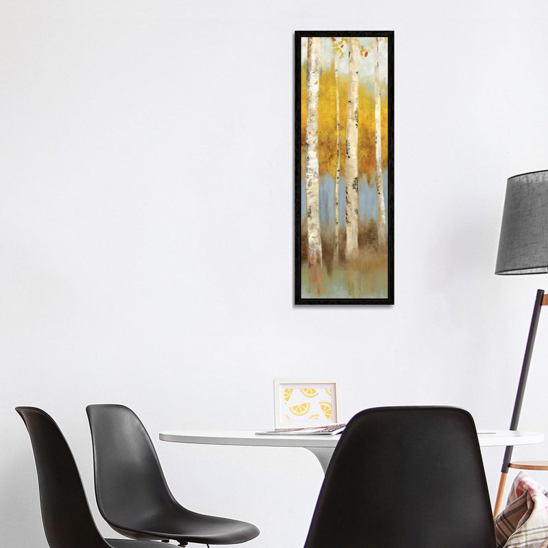 Promise I by Allison Pearce - Panoramic Painting on Canvas, 121.92 cm H x 40.64 cm W, Black Framed Canvas