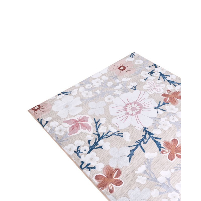Floral Area Rug, Rectangle 140 x 200 cm