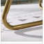Chaise d'appoint rembourrée en velours soyeux Slatina-600919977