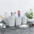 Oakvale 4 Piece Gray Embossed Bathroom Accessory Sets
