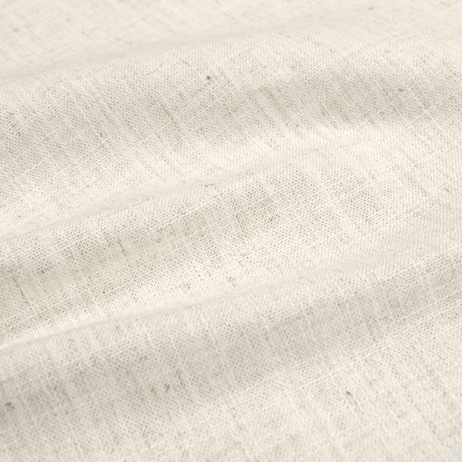 Jebb Upholstered Ottoman, Classic Talc Linen