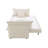 Comfortable Fabric Sectional Sofa with Plush Toss Pillows for Relaxing
