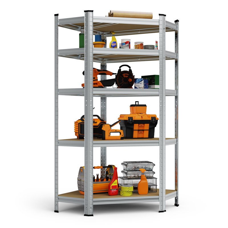 70cm W Steel Height -Adjustable Shelving Unit