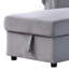 Canapé-lit modulaire réversible en tissu 96,5 po-350162065-350162095