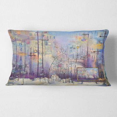 Abstract Throw Pillow
