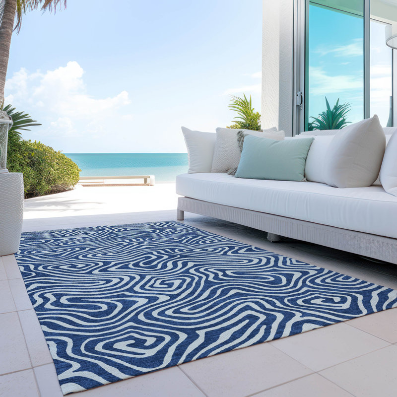  Tapis doré intérieur / extérieur lavable à la machine Chayden ACN1020, Rectangle 3' x 5'