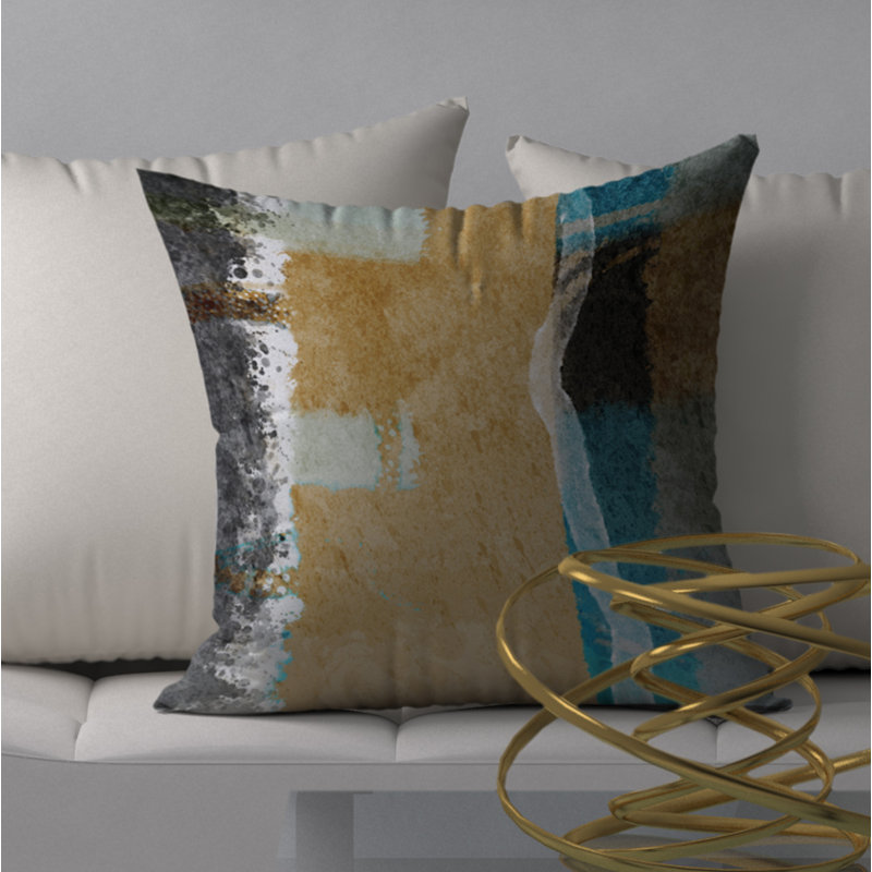 Housse de coussin carrée/insert, 18" x 18"