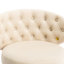 Tabourets de bar à hauteur de comptoir de 2 - construction, revêtement en velours, pieds en bois massif pour une utilisation glamour dans la cuisine