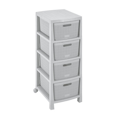 Moneeba 4 Drawer Storage Drawer