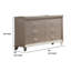 Commode 6 tiroirs Alessandra