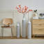 Ensemble de 3 vases de plancher en métal, 24 po / 28,7 po / 33,5 po de hauteur