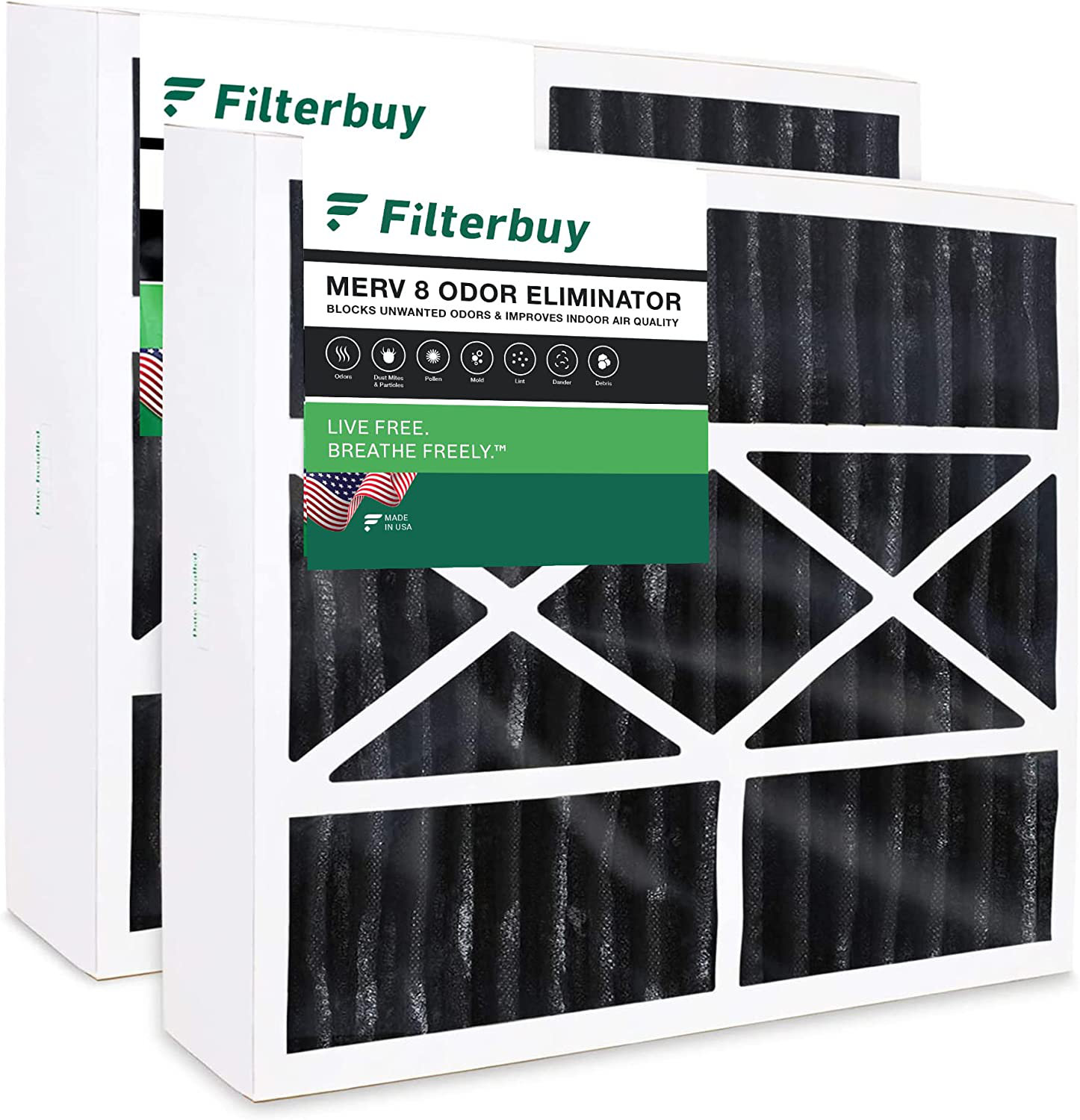Filtre à Air Filterbuy 17x26x4 MERV 11 Pour Four Lennox - Remplacement CVC, Synthétique, Durée 3 Mois