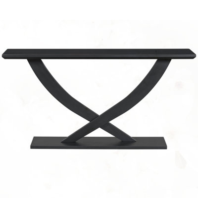 Console rustique avec pieds croisés