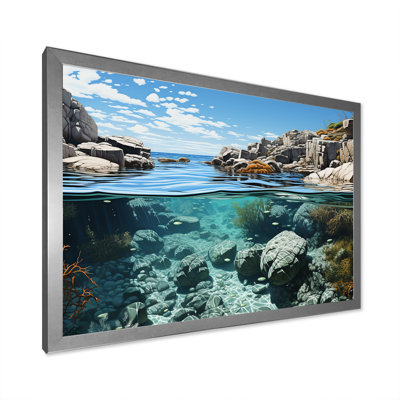 «Wild Beachscape Landscape II», reproduction sur toile