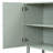 Elegant Four-Door Sideboard With Wavy Pattern Doors,Cylindrical Legs,And Sleek Metal Handles,Adjustable,Suitable For Study,Entryway And Living Room-1729911895