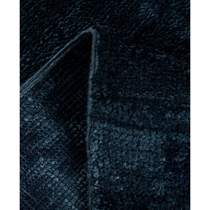 Overdyed One-of-a-Kind 2' 5" X 10' 4" Hand Knotted Area Rug