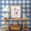 Rouleau de papier peint texturé L 33 pi x l 20,5 po Bannruod Gingham-730678991-747889641