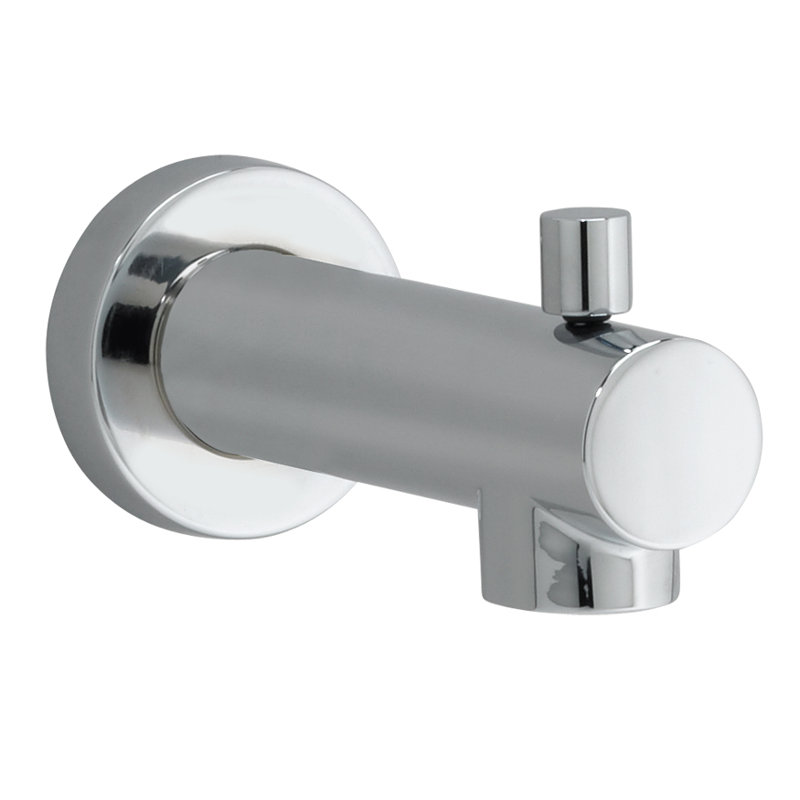 Serin Tub Spout with Diverter, Polished Chrome