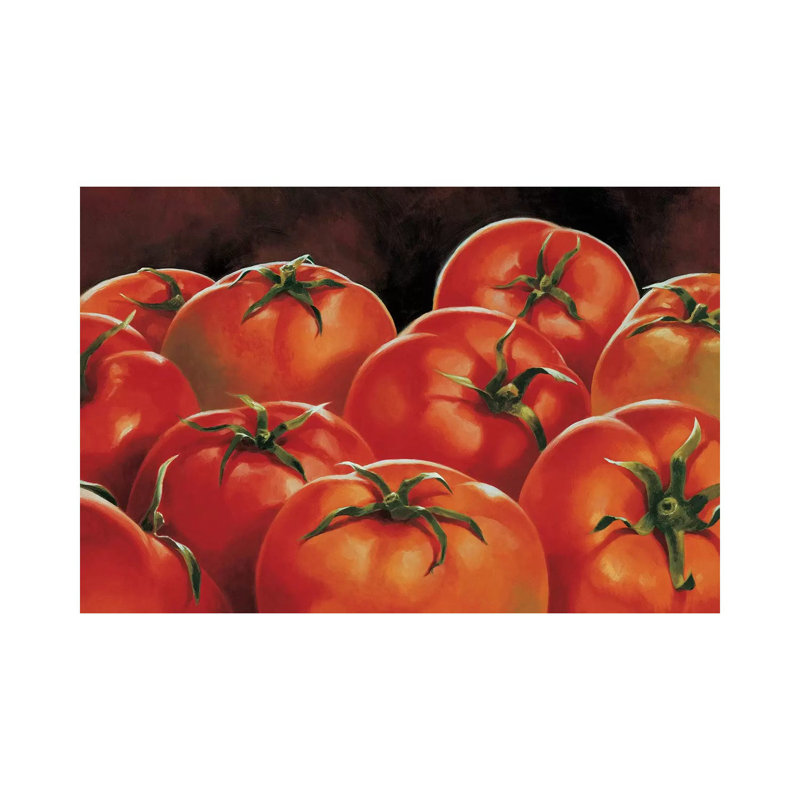 Pomodori 1 Piece Wrapped Canvas Wall Art, 20.32 cm H x 30.48 cm W