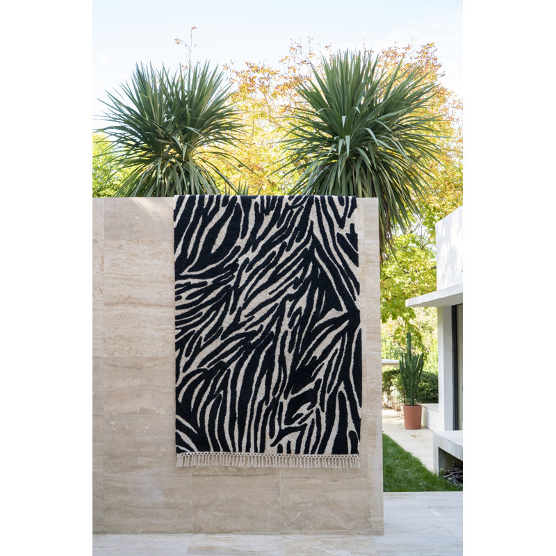 Aabha Animal Print Hand Woven Area Rug, Rectangle 160 x 230cm