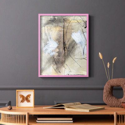 Masked Notes VIII Framed Print - Solid Wood