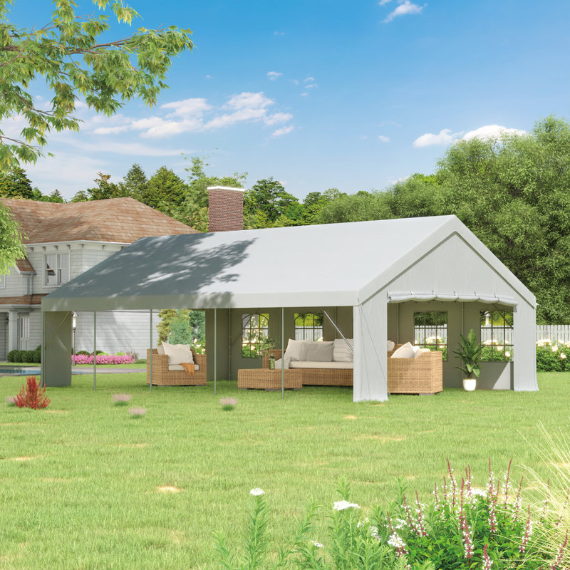 Auvent extérieur imperméable avec parois latérales 20 'x 30', 20'x30'
