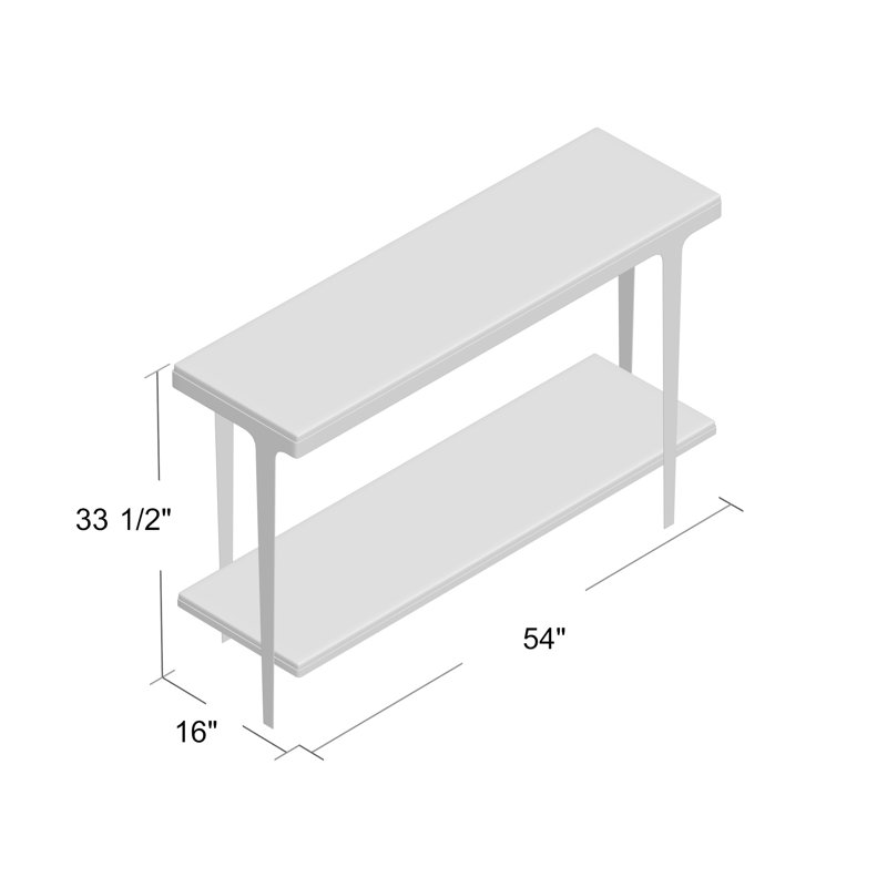 Cordell 54'' W Marble Console Table