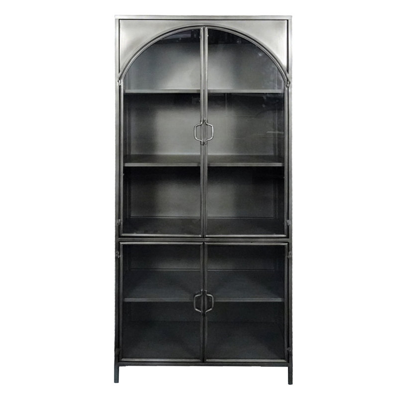 Armoire industrielle 53 po en métal noir