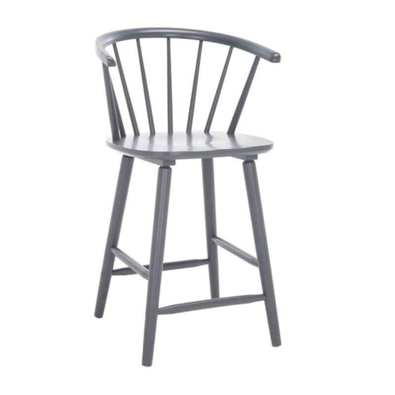 Tabouret de comptoir 24 po Blanchard, gris
