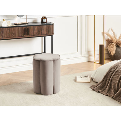 TAPPEN 39 cm W Velvet Ottoman