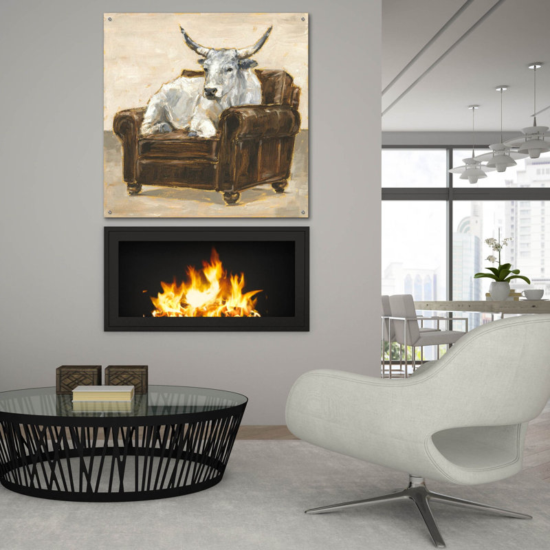 'Refined Comfort 2' by Ethan Harper Acrylic Glass Wall Art, 36" H x 36" W