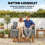 124cm Wide Straight Loveseat-106300814