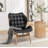 Jeyshan Upholstered Tufted Lounge Chair and Ottoman