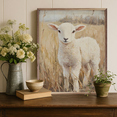 «Curly Lamb» par Petals Prints Design