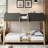 Bustillo Scandinavian Solid Wood Twin Over Twin Bunk Bed With Ladder-570831630