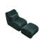 Méridienne moderne avec repose-pieds comprimé UpholsteinRecliner pour petits espaces Canapé d'appoint confortable pour salon, chambre à coucher ou appartement-106912549