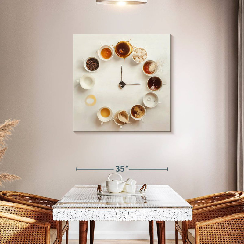 Yarlin Always Coffee Time, 36" H x 36" W