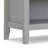 Amherst 24 Inch Solid Wood Traditional Bedside Table In Fog Grey (Set Of 2)-723107632