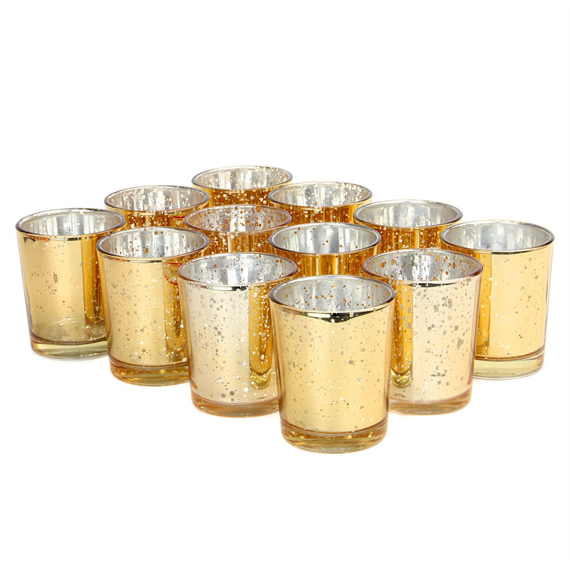 Unscented Tealight Candle, Gold