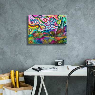 «Underwater» par Dean Russo, art mural sur toile