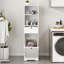 Trieur de linge blanc avec design utilisateur - un compartiment, tiroir, E1, peint pour une organisation facile