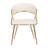 Loehr 18'' H Velvet Upholstered Metal Parsons Chair;Side Chair-1279576366