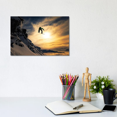 " Sunset Snowboarding " by Jakob Sanne