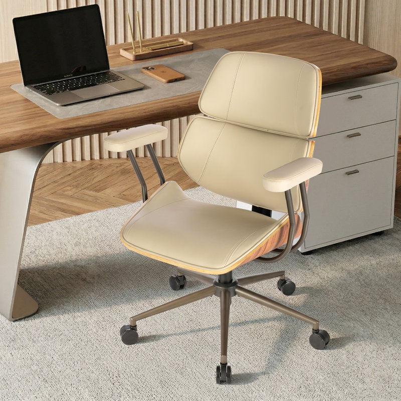 Fauteuil de direction ergonomique, Beige