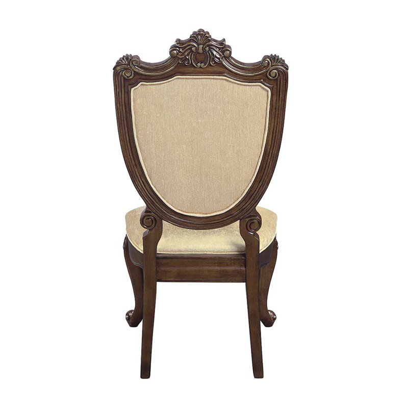 Chaise d'appoint rembourrée grise